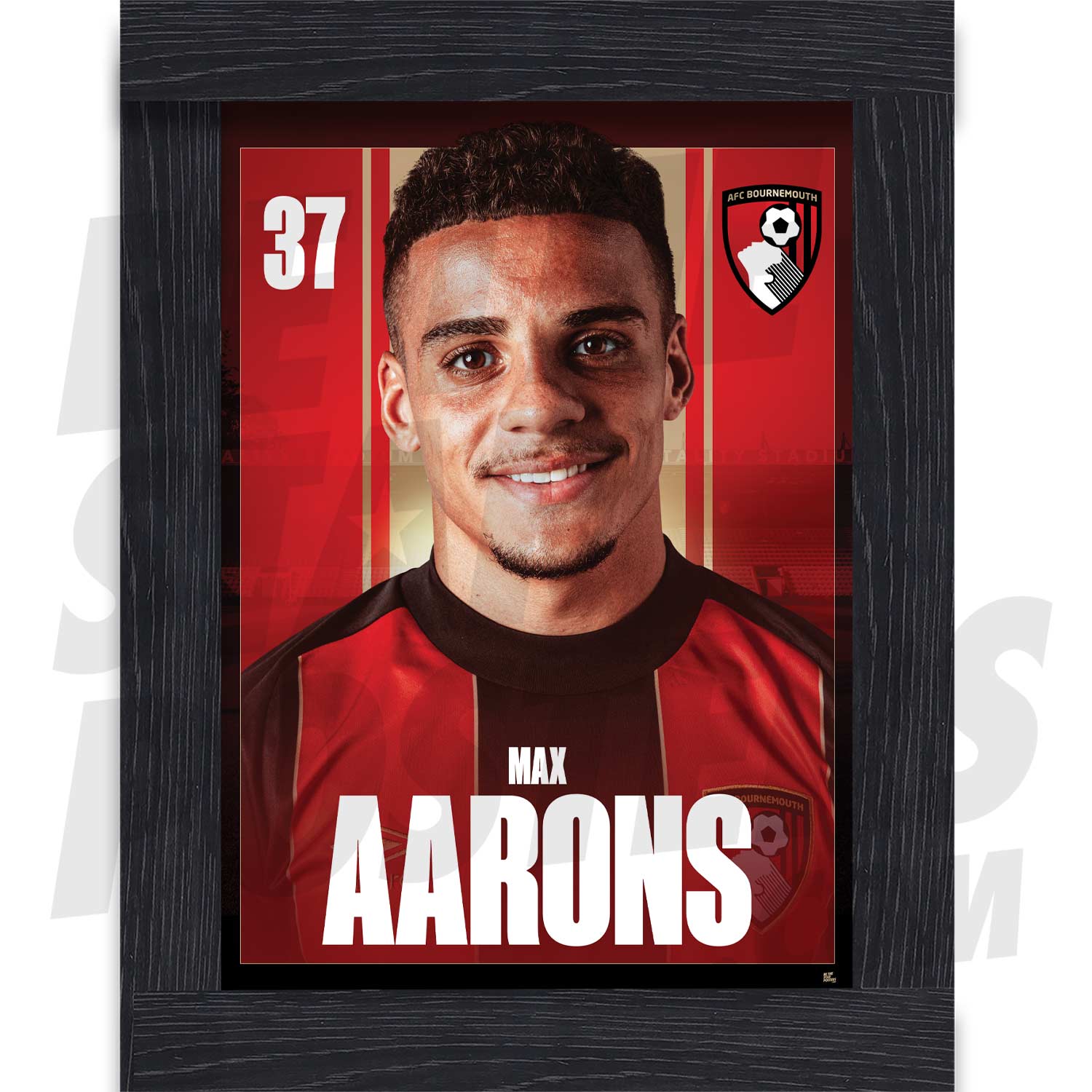 AFC Bournemouth Aarons 24/25 Headshot Poster