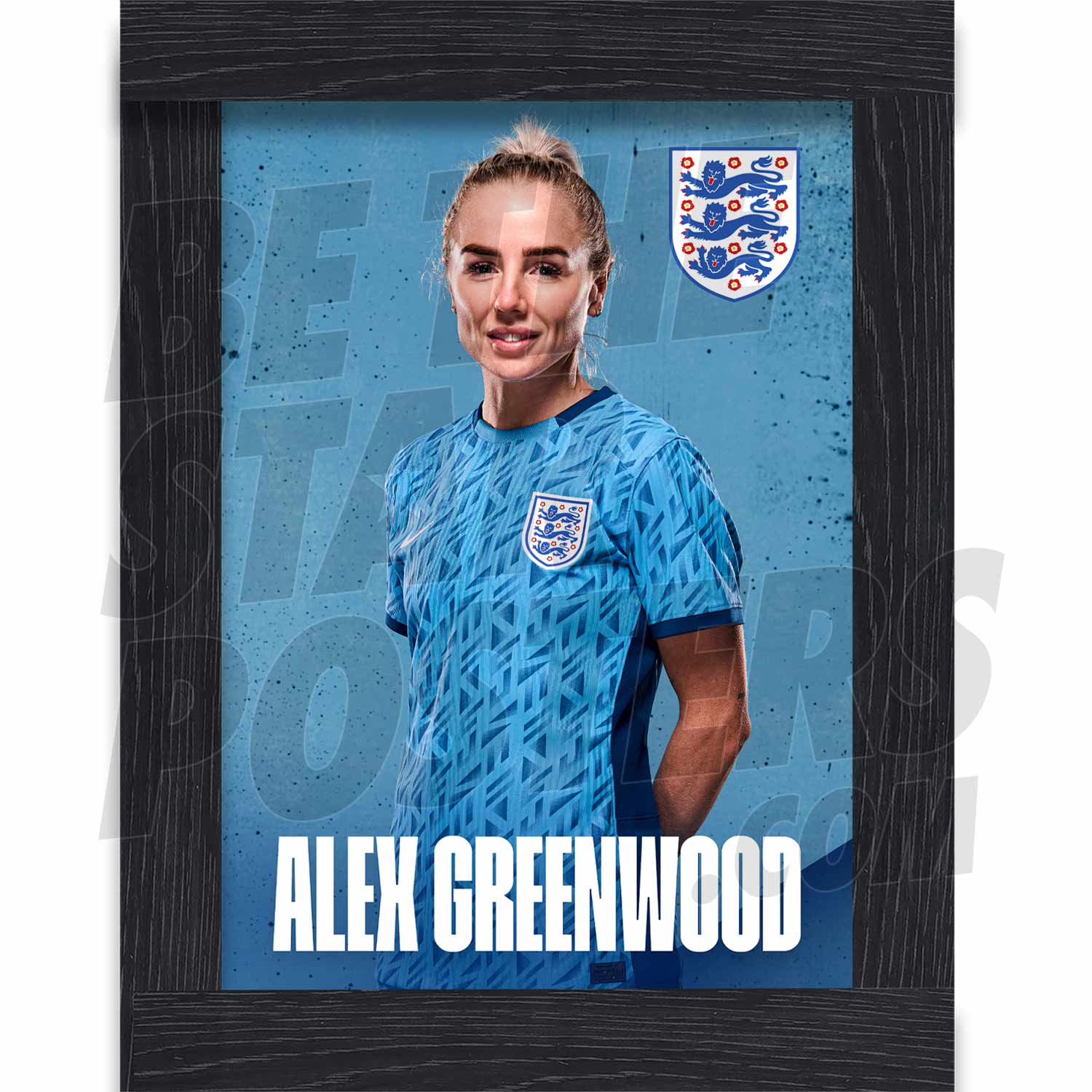 Lionesses Greenwood 23/24 Away Headshot Poster