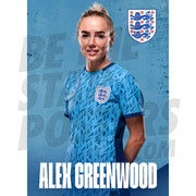 Lionesses Greenwood 23/24 Away Headshot Poster