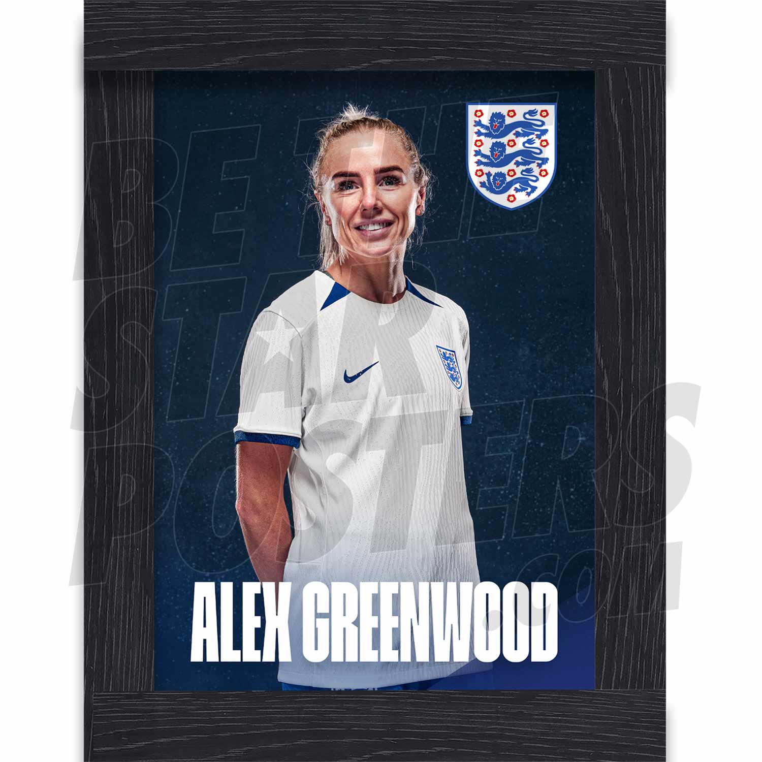 Lionesses Greenwood 23/24 Home Headshot Poster