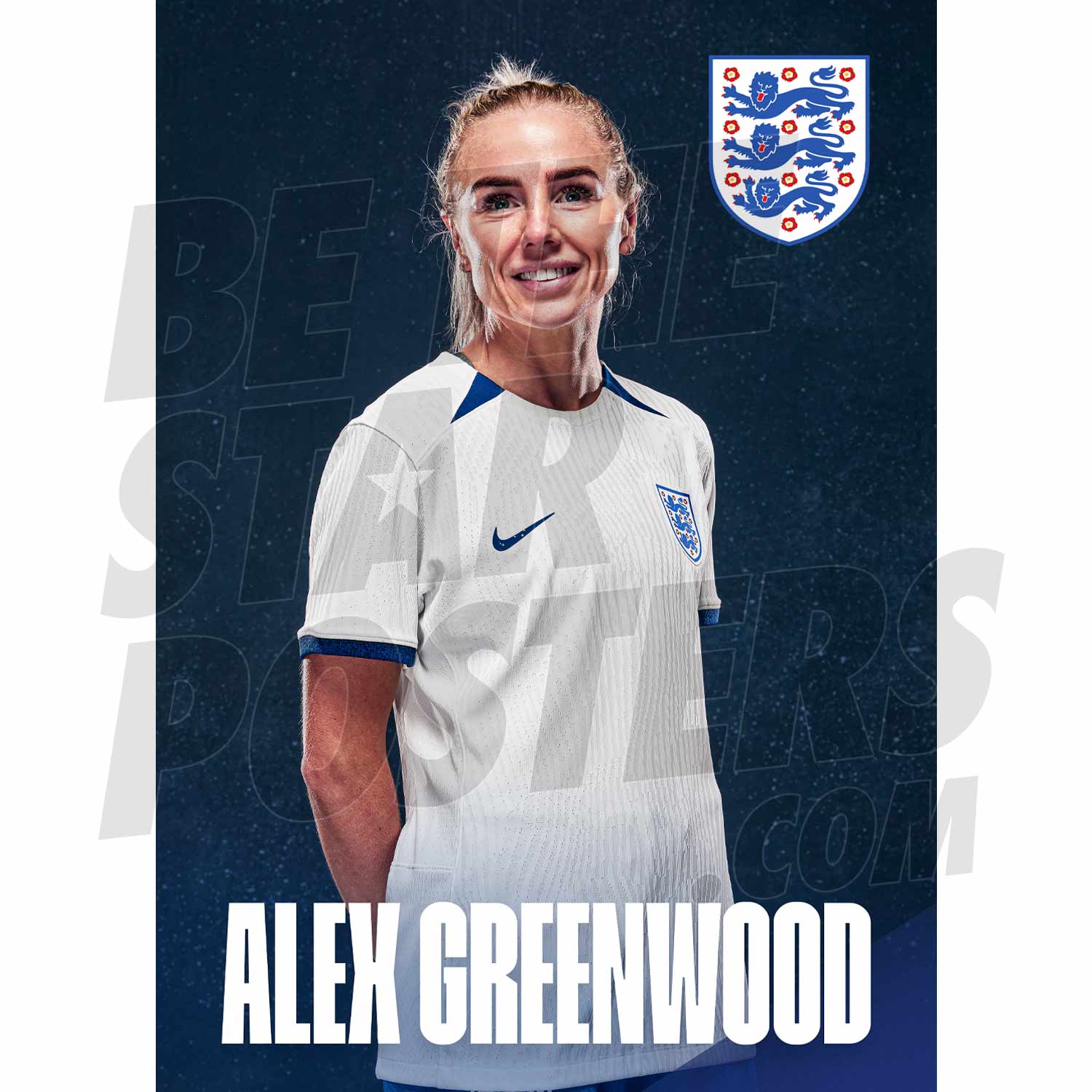 Lionesses Greenwood 23/24 Home Headshot Poster