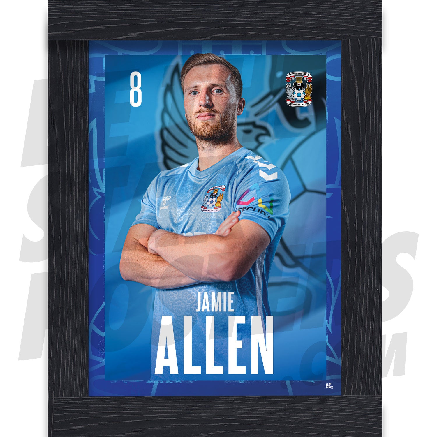 Coventry City FC Allen 24/25 Headshot Poster