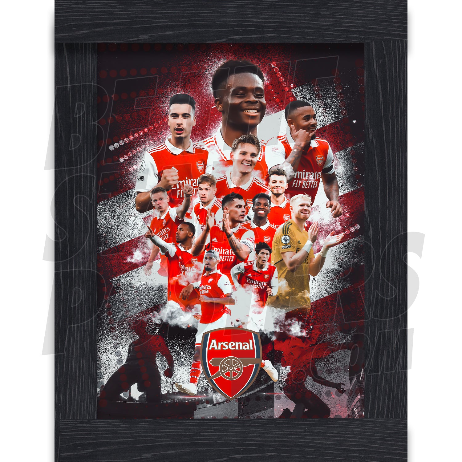 Arsenal FC Squad 22/23 Player Montage Poster