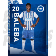 Brighton & Hove Albion FC Baleba 24/25 Headshot Poster