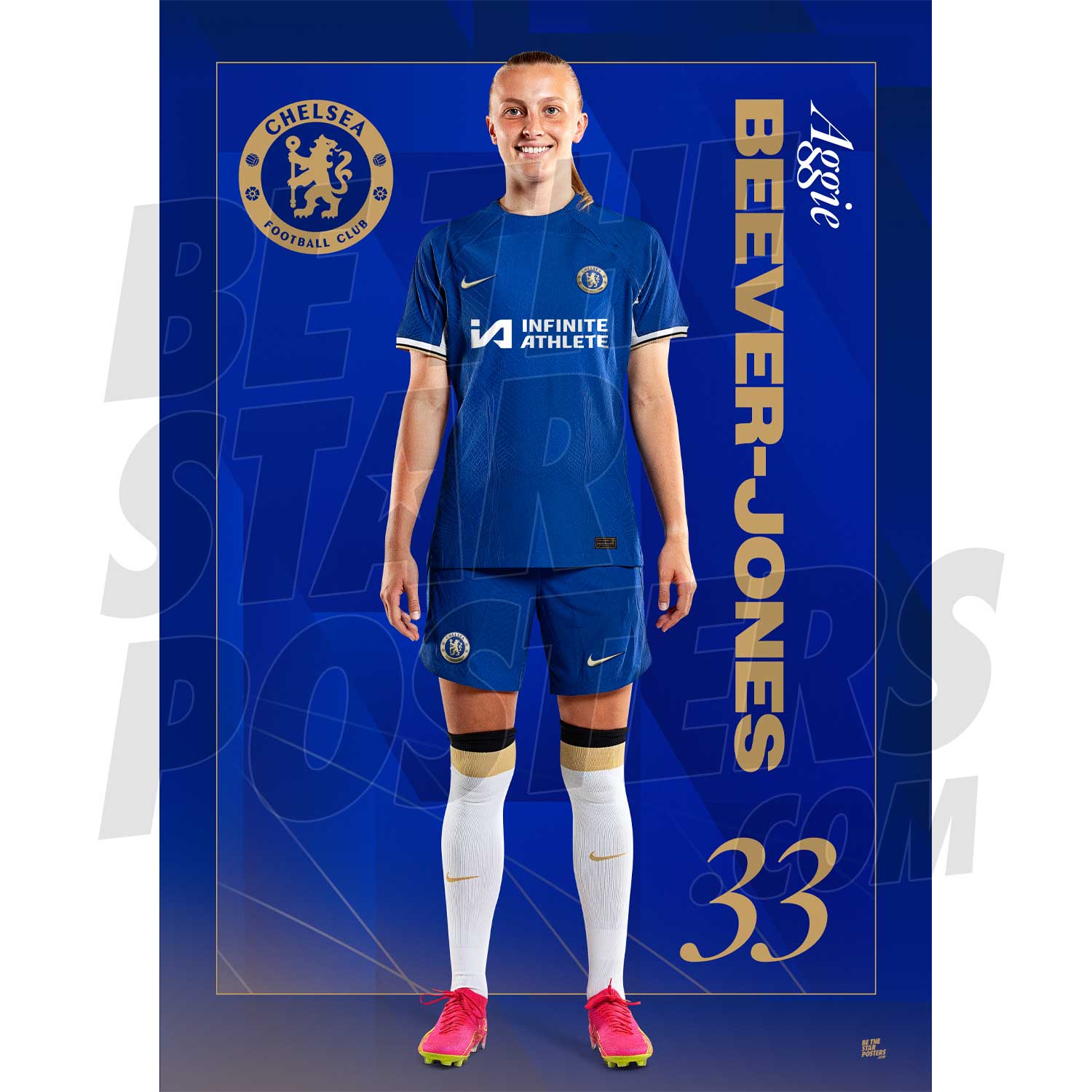 Chelsea FC Beever-Jones 23/24 Headshot Poster