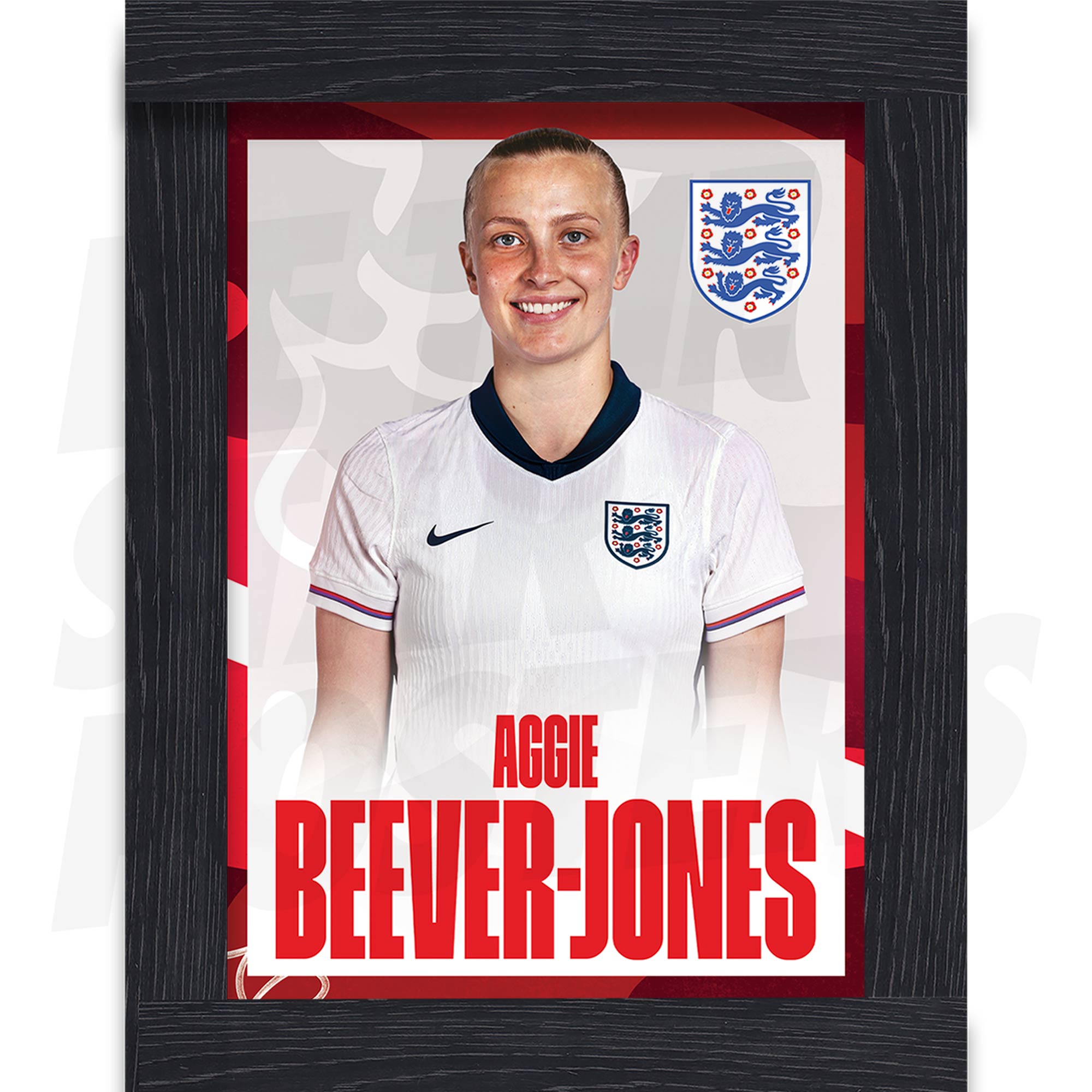 Lionesses Beever-Jones 24/25 Headshot Poster