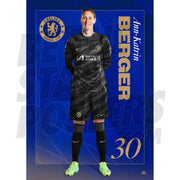 Chelsea FC Berger 23/24 Headshot Poster