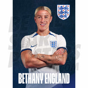 Lionesses England 23/24 Home Headshot Poster