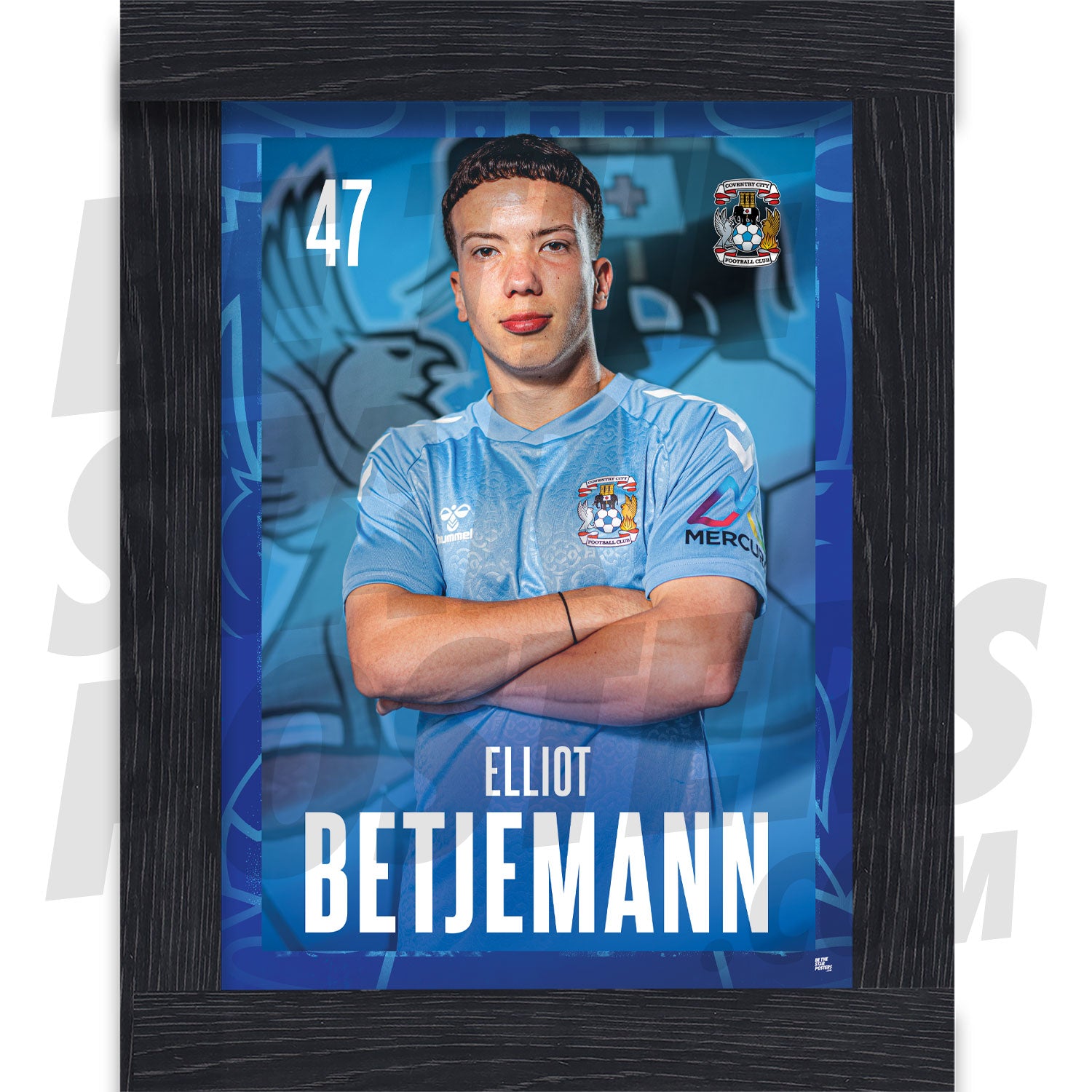Coventry City FC Betjemann 24/25 Headshot Poster