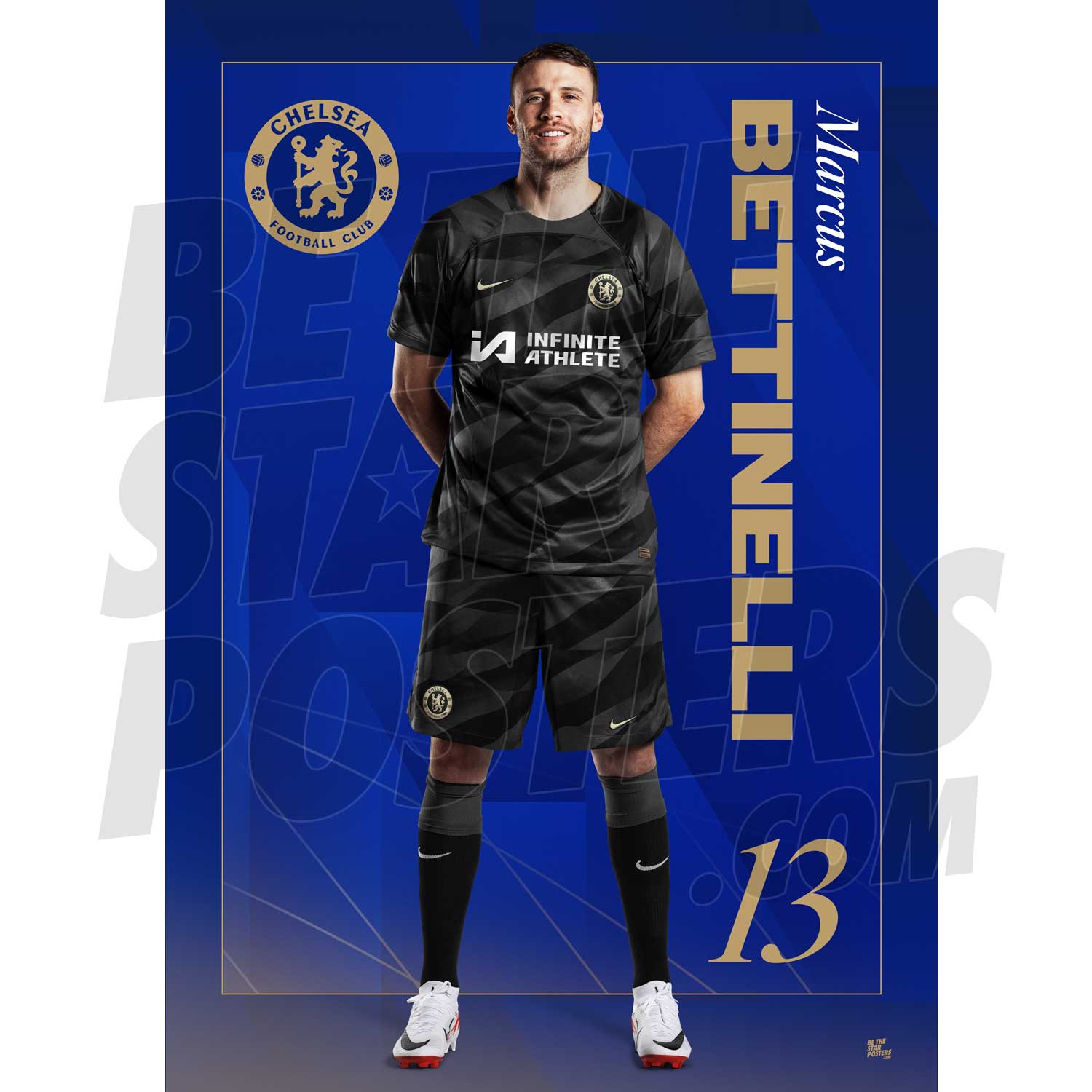 Chelsea FC Bettinelli 23/24 Headshot Poster