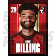 AFC Bournemouth Billing 24/25 Headshot Poster