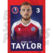 Dorking Wanderers FC Bobby-Joe Taylor 24/25 Headshot Poster