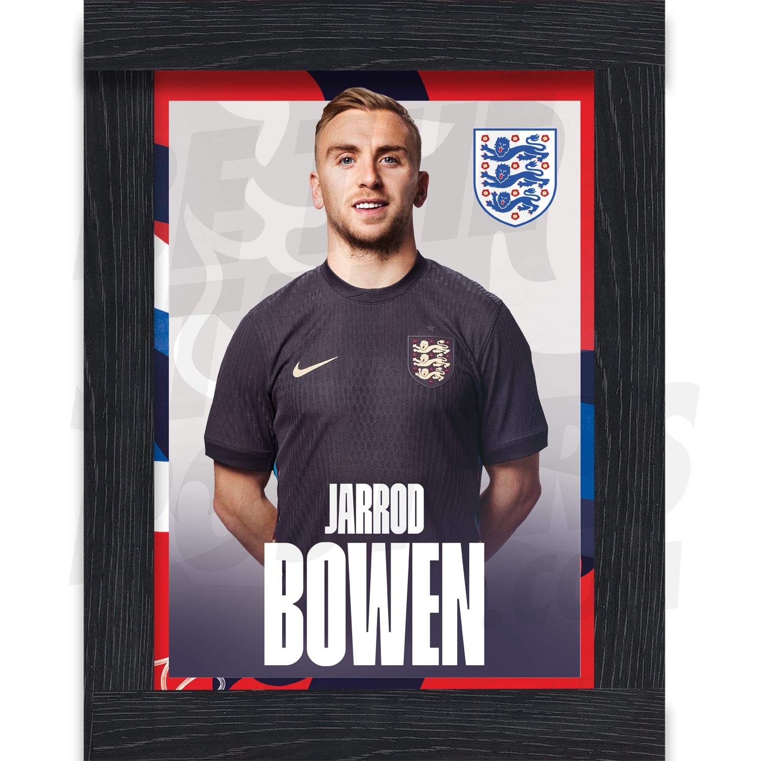 England Bowen 24/25 Away Headshot Poster