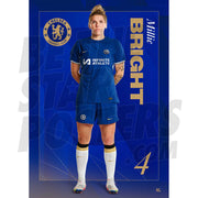 Chelsea FC Bright 23/24 Headshot Poster