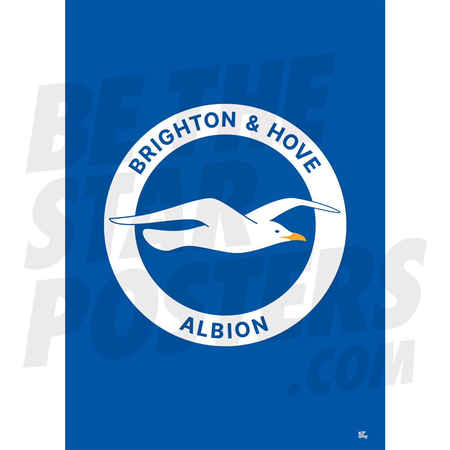 Brighton & Hove Albion Crest Poster