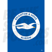Brighton & Hove Albion Crest Poster