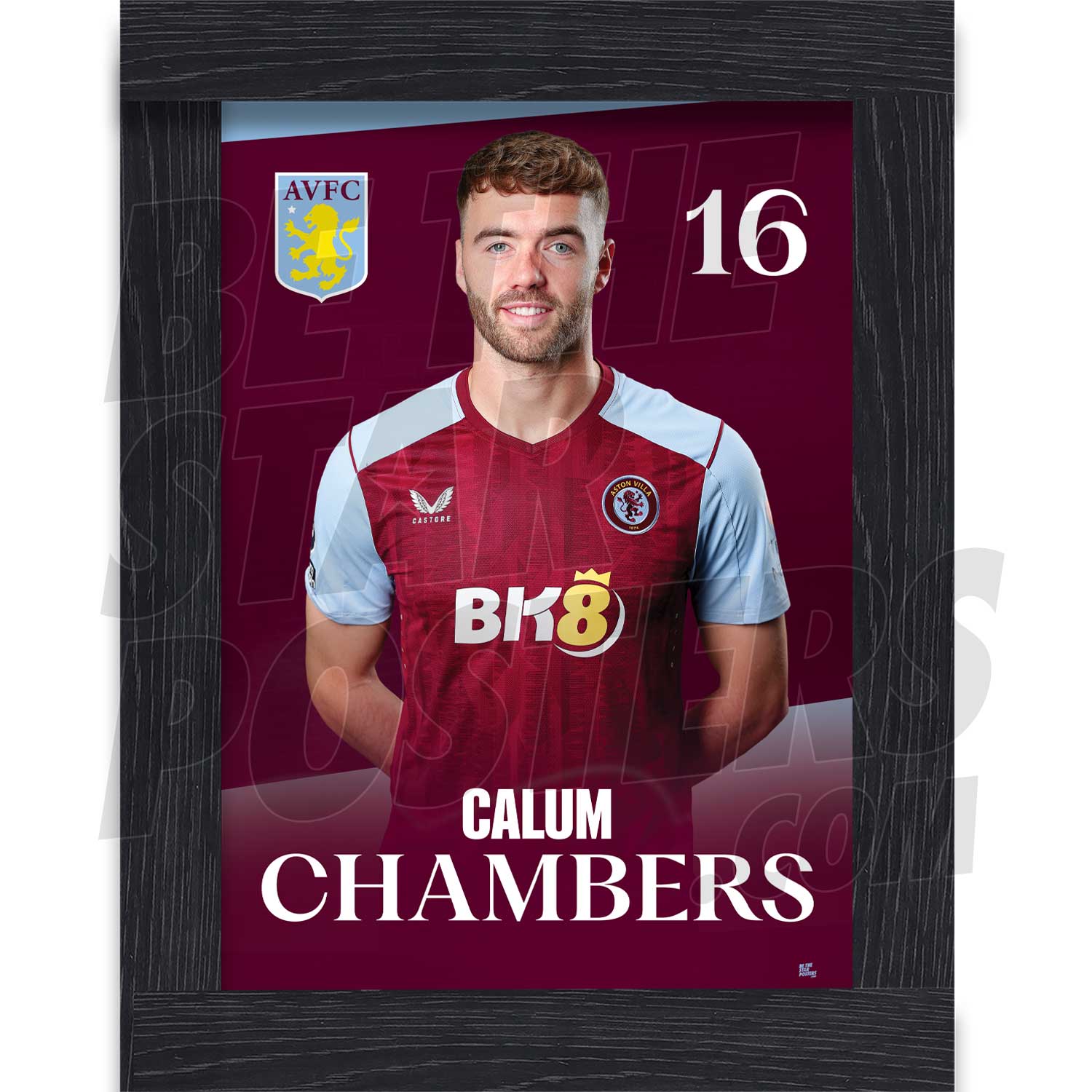 Aston Villa FC Chambers 23/24 Headshot Poster