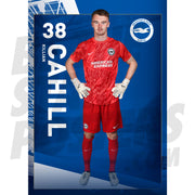 Brighton & Hove Albion FC Cahill 24/25 Headshot Poster
