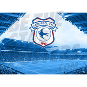 Cardiff City FC Stadium Poster