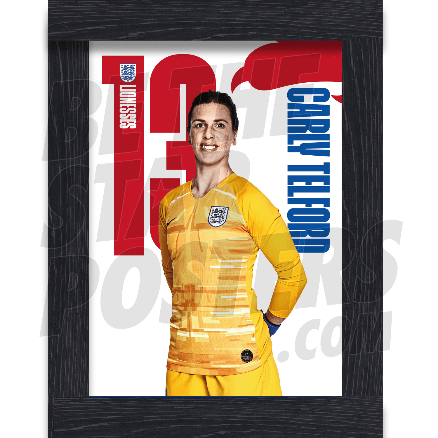 Lionesses Telford 19/20 Headshot Poster