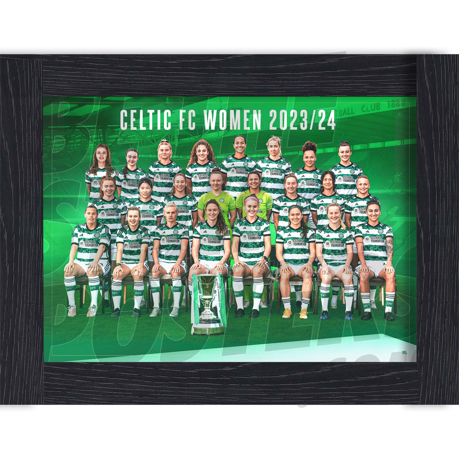 Celtic FC Women's 23/24 Squad Poster