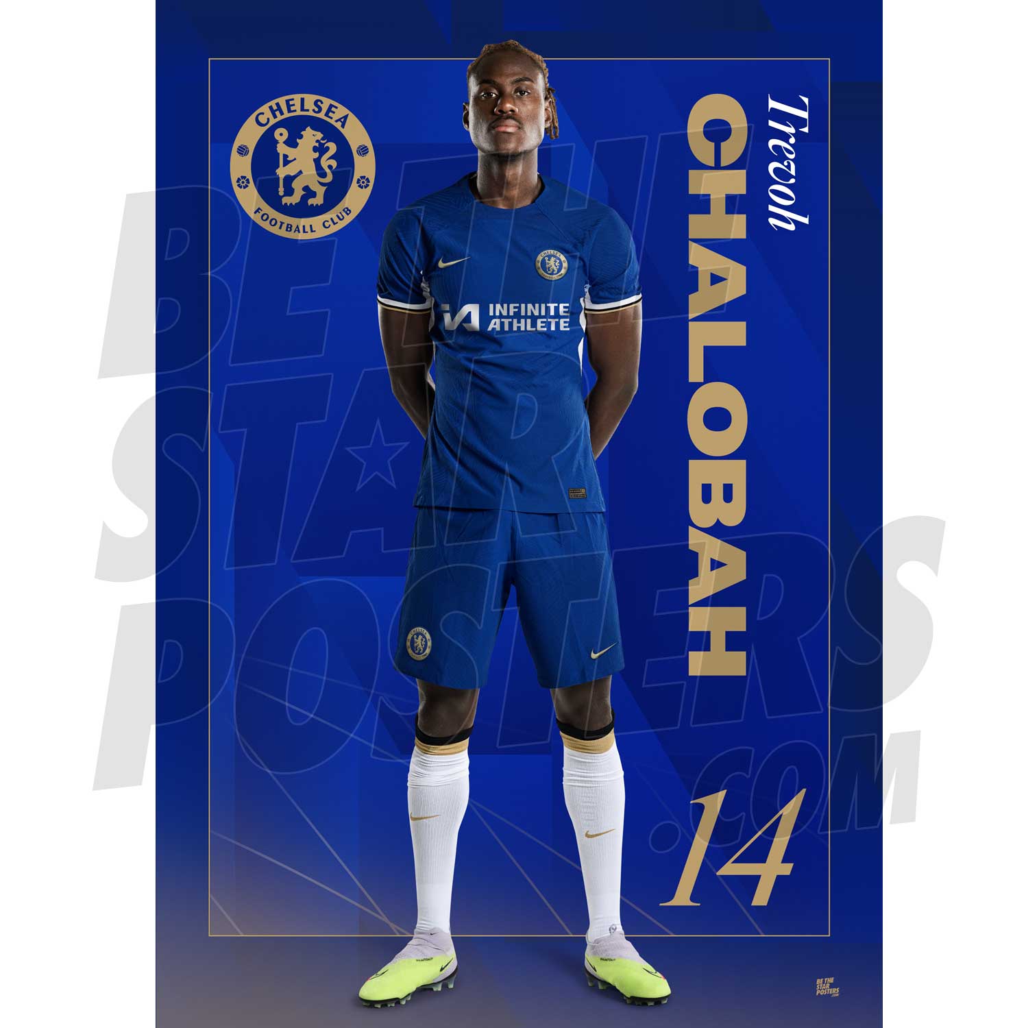 Chelsea FC Chalobah 23/24 Headshot Poster