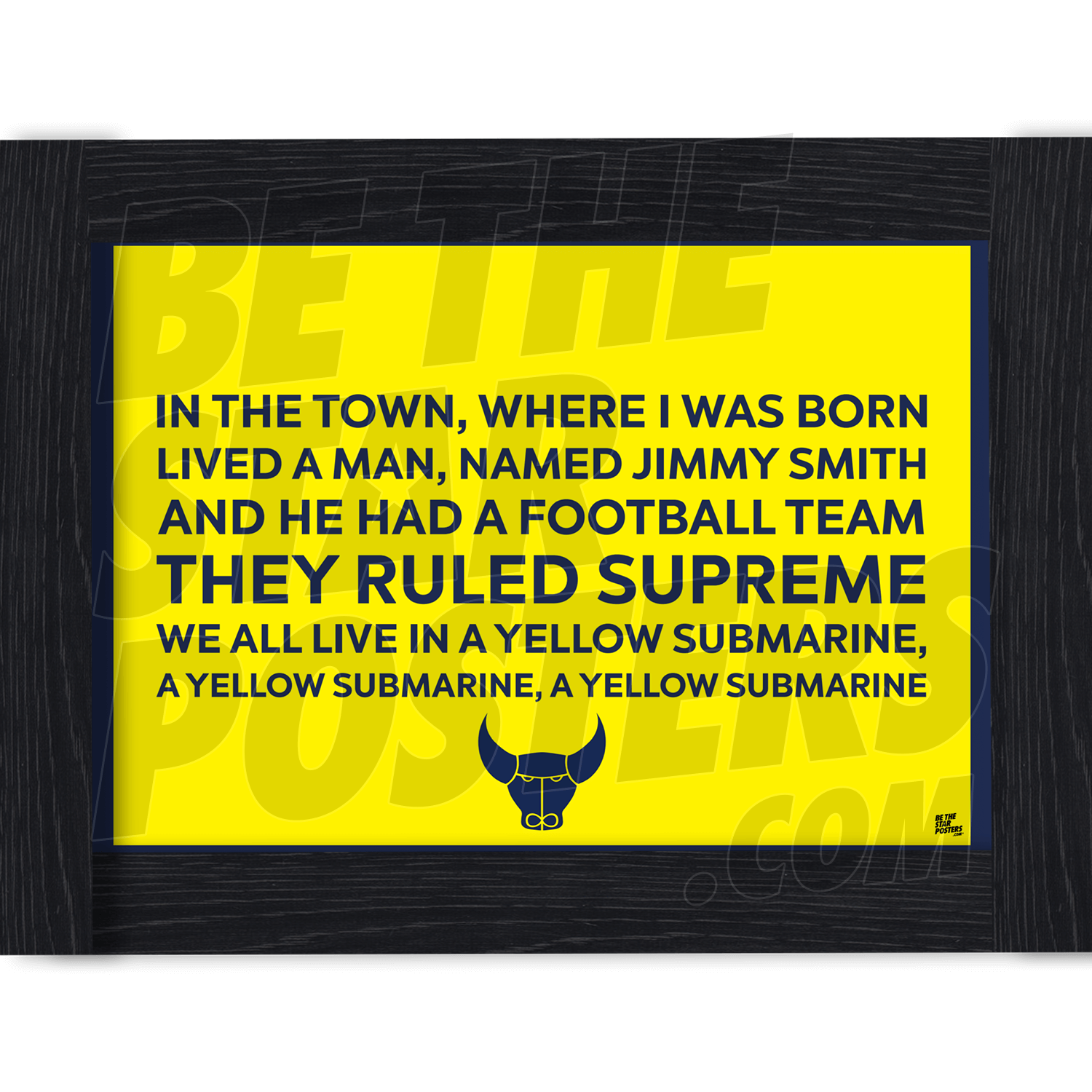 Oxford United FC Chant Poster