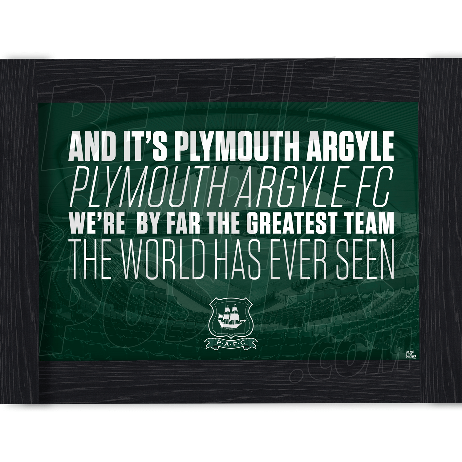 Plymouth Argyle FC Chant Poster