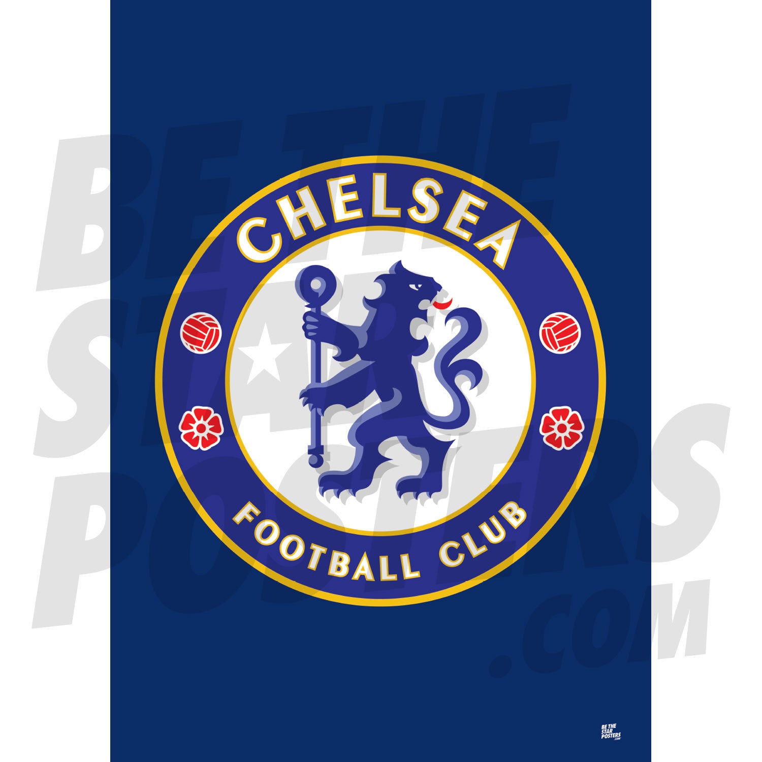 Chelsea FC Crest Poster