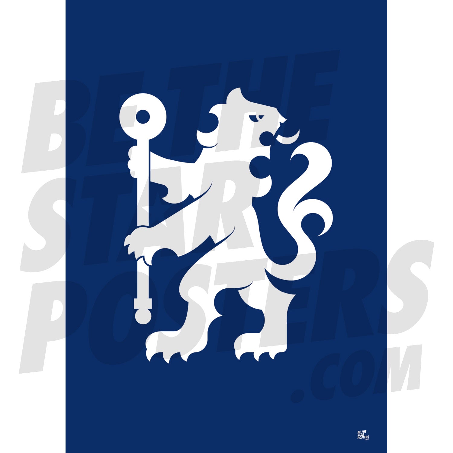 Chelsea FC Lion Crest Poster