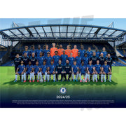 Chelsea FC Men's 24/25 Team Squad Poster