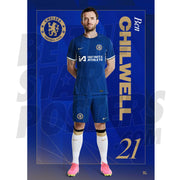 Chelsea FC Chilwell 23/24 Headshot Poster