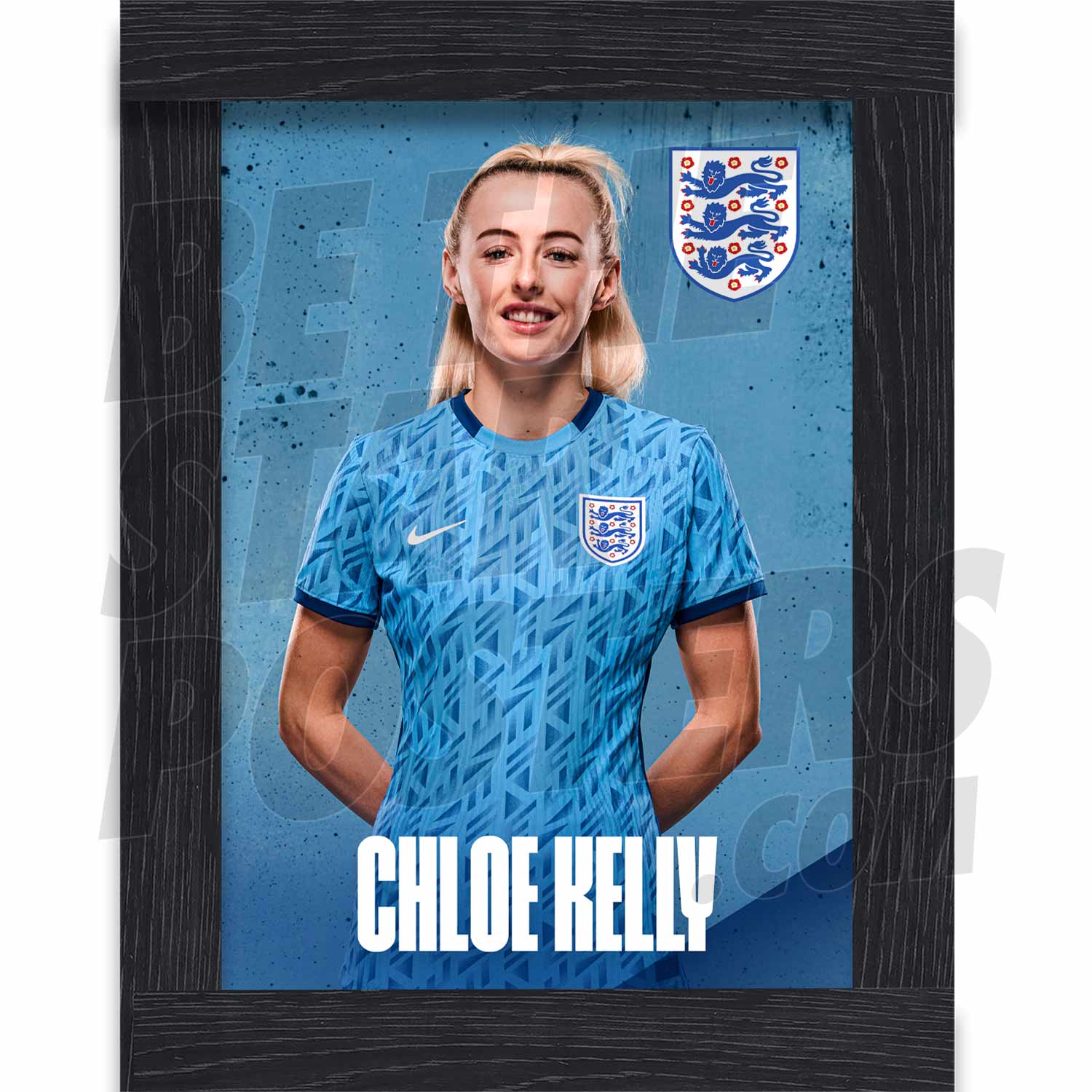 Lionesses Kelly 23/24 Away Headshot Poster