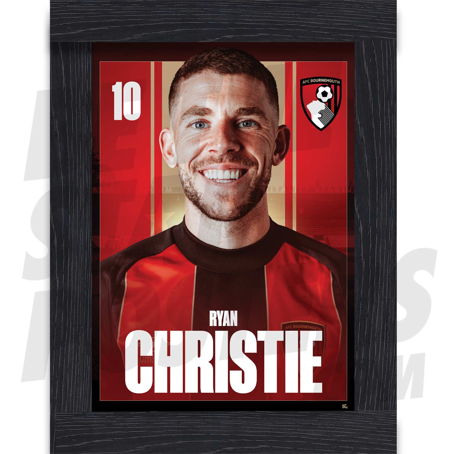 AFC Bournemouth Christie 24/25 Headshot Poster