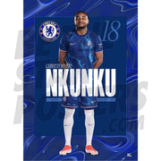 Chelsea FC Nkunku 24/25 Headshot Poster