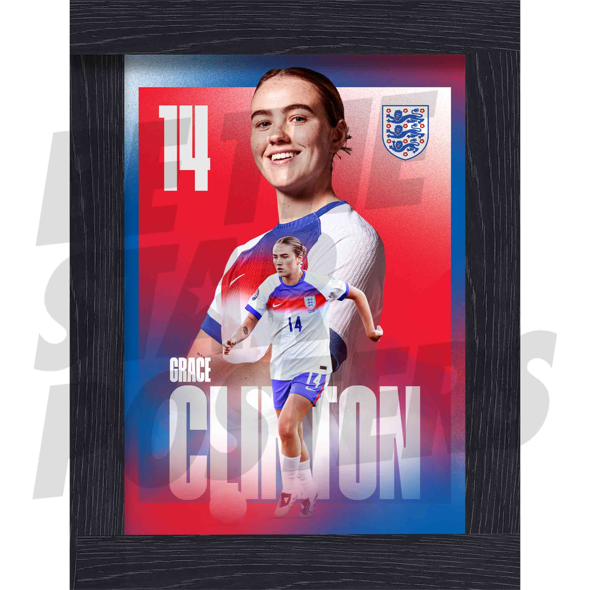 Lionesses Clinton 25/26 Action Poster