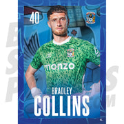 Coventry City FC Collins 24/25 Headshot Poster