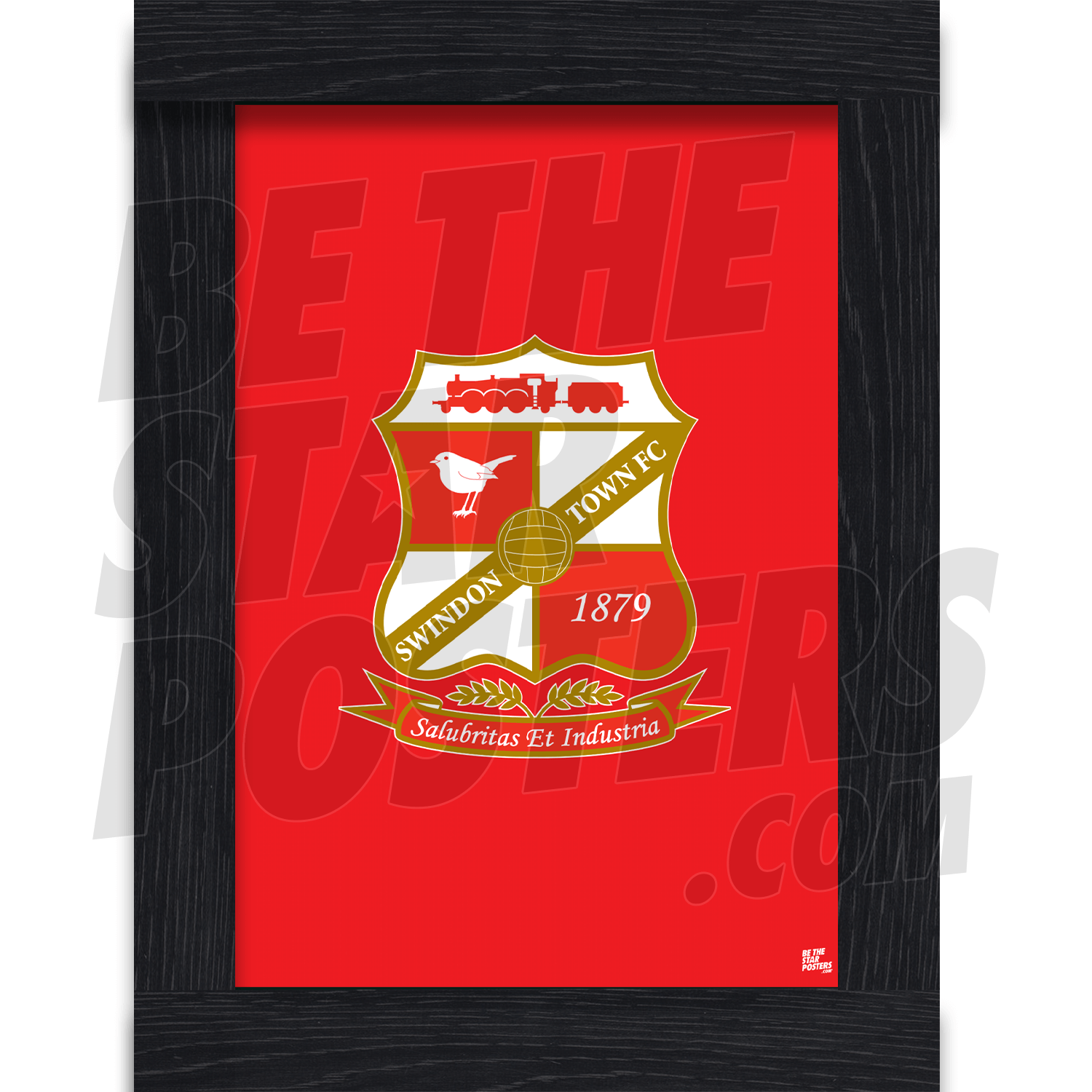 Swindon Town FC Crest Poster