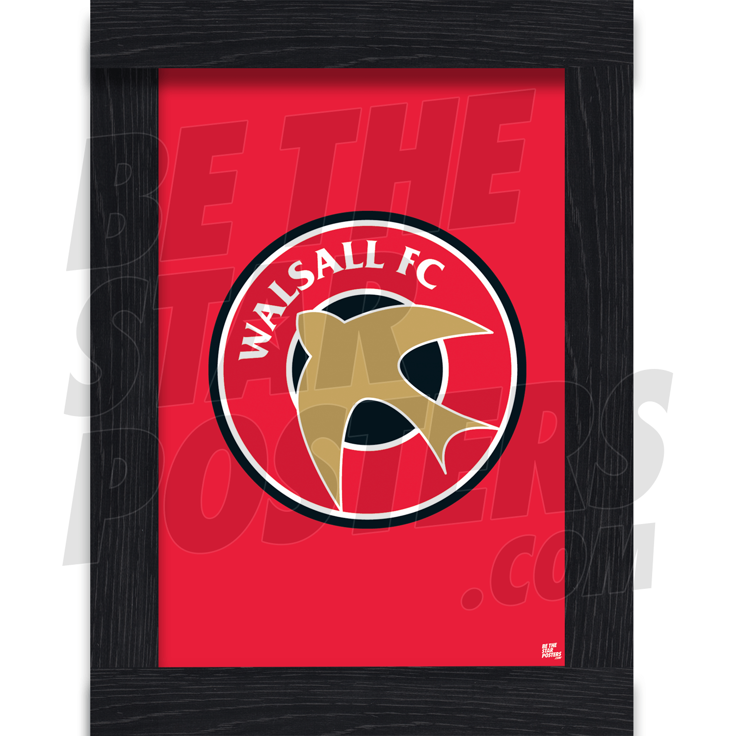 Walsall FC Crest Poster