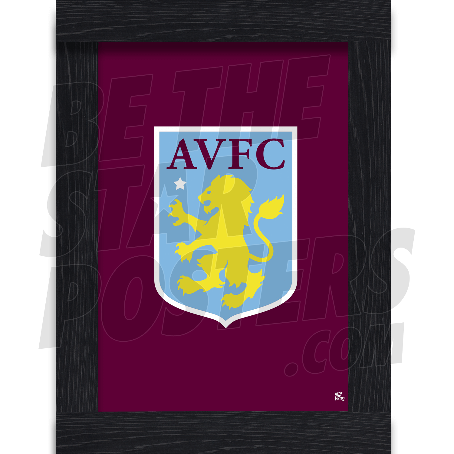 Aston Villa FC Old Crest Poster