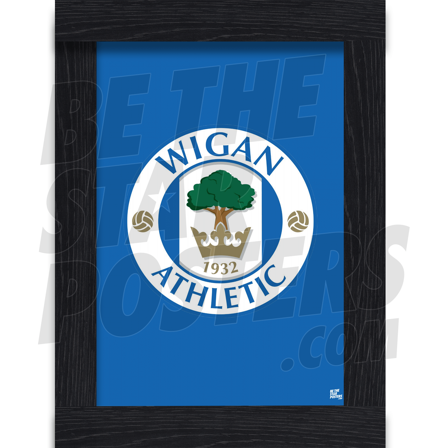 Wigan Athletic FC Crest Poster