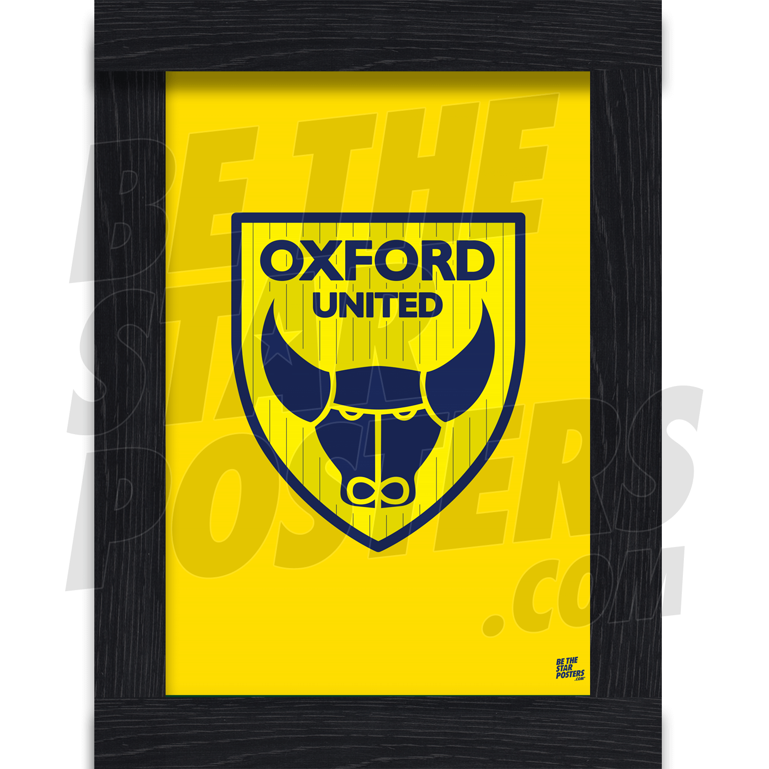 Oxford United FC Crest Poster