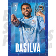 Coventry City FC Dasilva 24/25 Headshot Poster