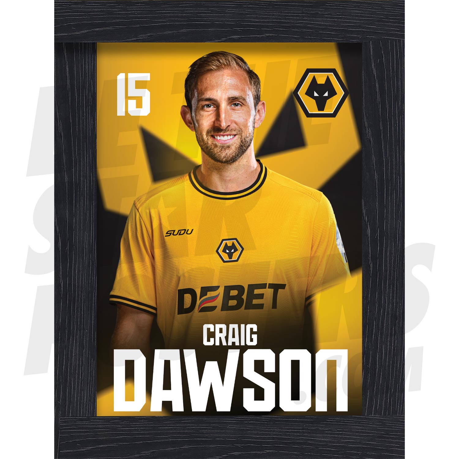 Wolverhampton Wanderers FC Dawson 24/25 Headshot Poster