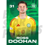 Celtic FC Ross Doohan 25/26 Headshot Poster