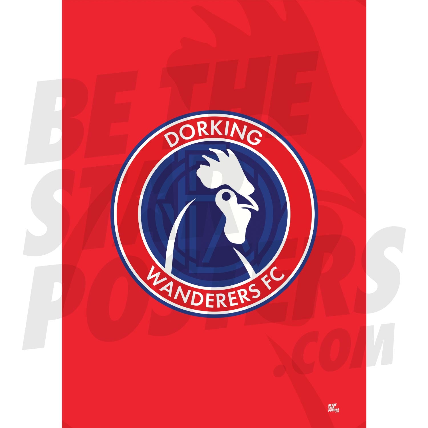 Dorking Wanderers FC Crest Poster