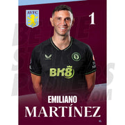 Aston Villa FC Martinez 23/24 Headshot Poster