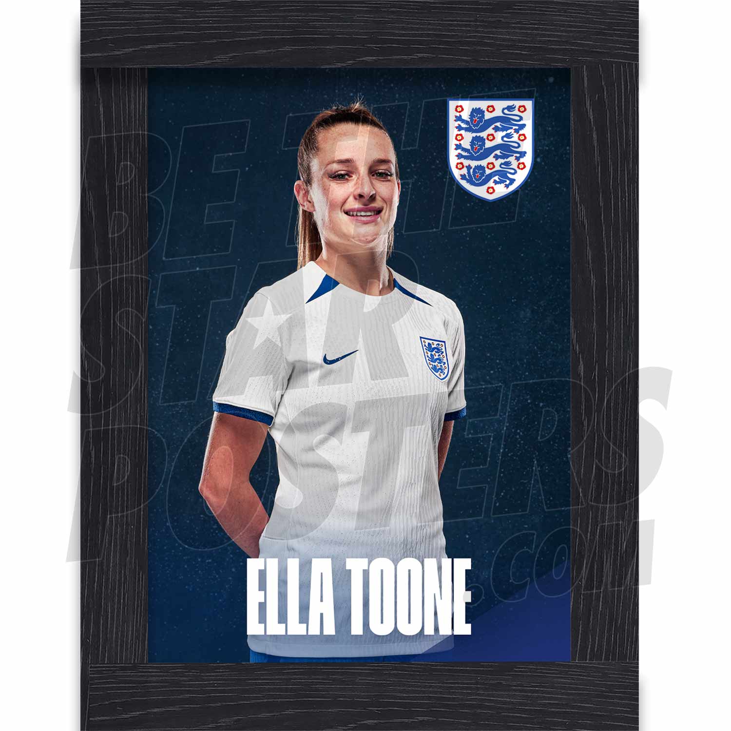 Lionesses Toone 23/24 Home Headshot Poster