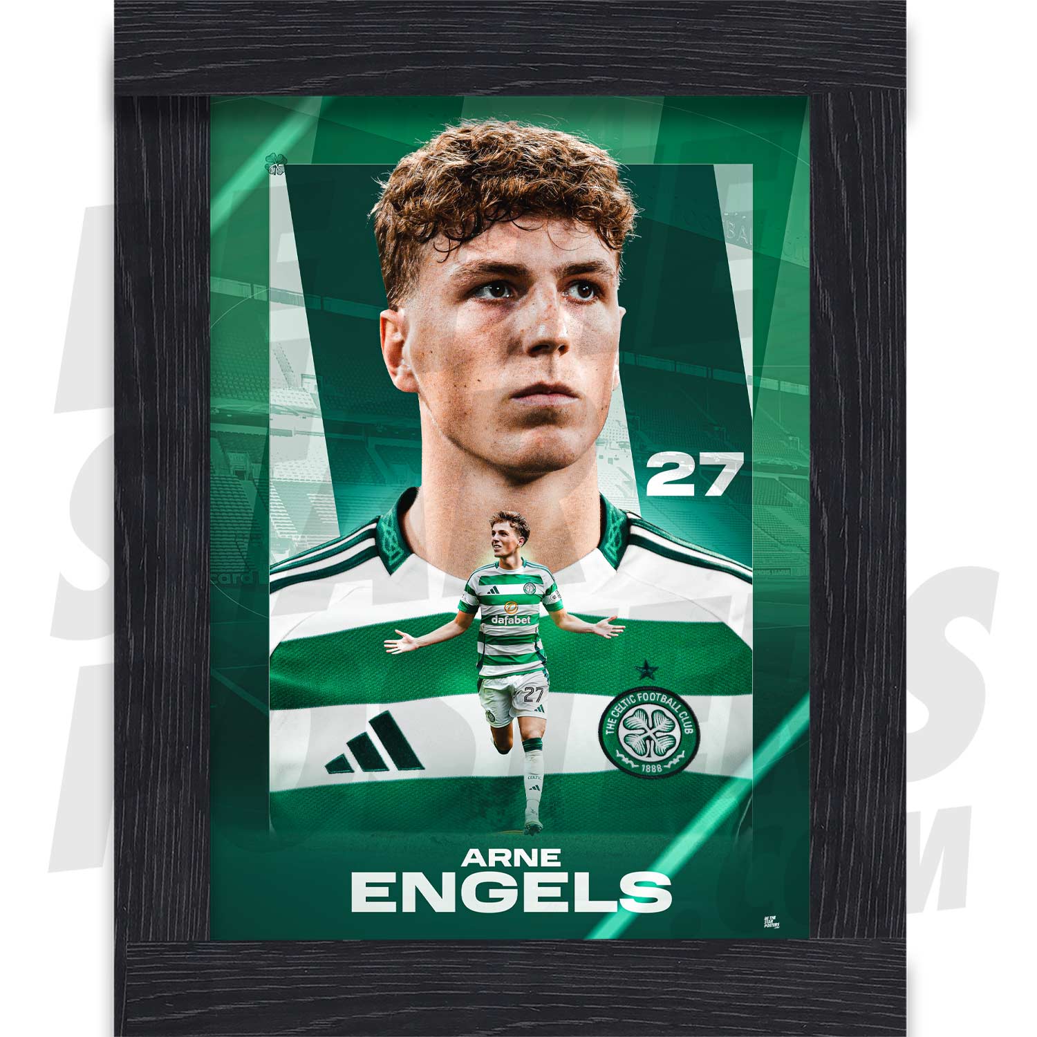 Celtic FC Engels 24/25 Action Poster