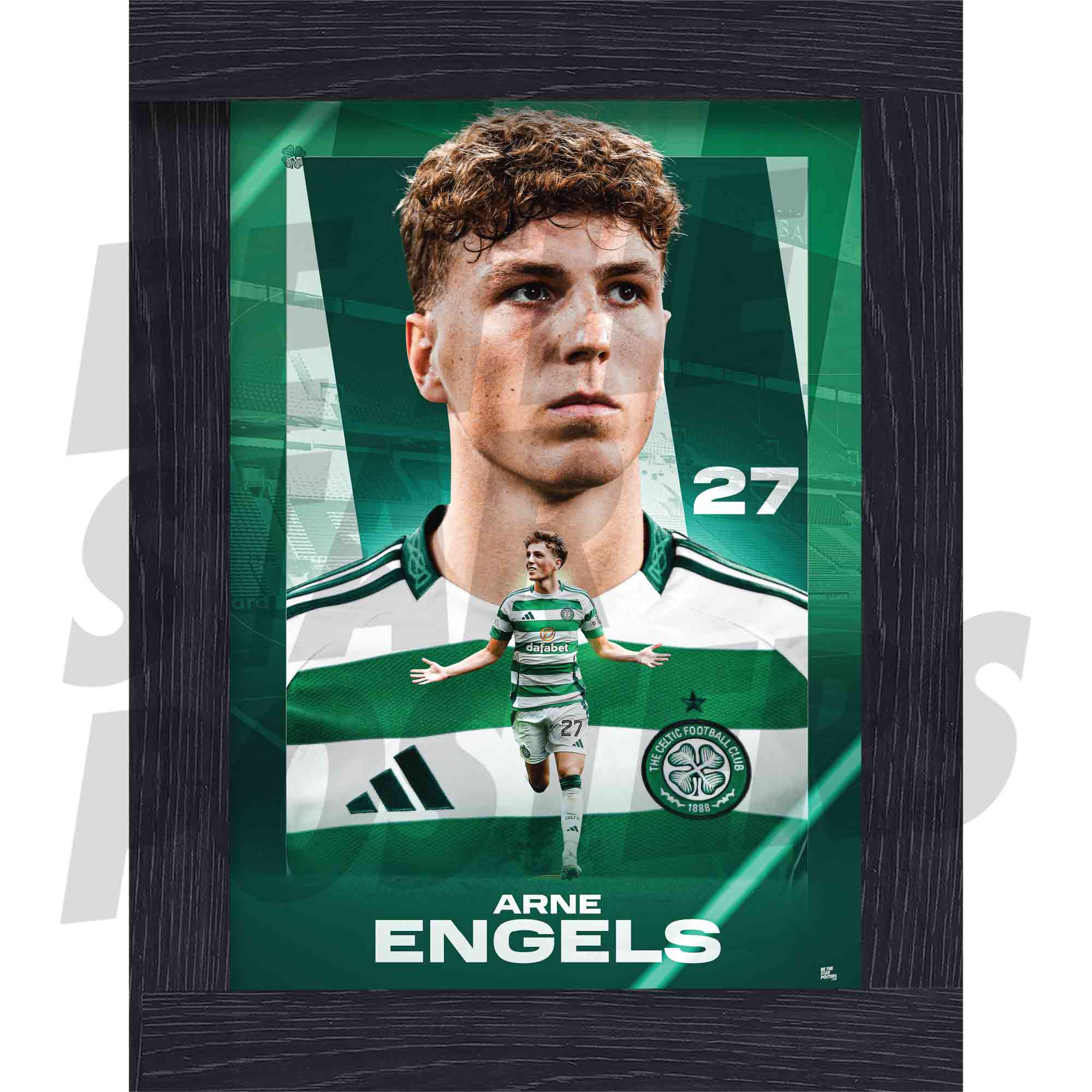 Celtic FC Engels 24/25 Action Poster